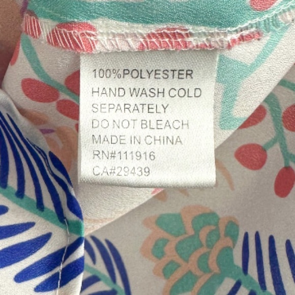 YUMI KIM Lizzie Top Floral Print Colorful Size Medium - Picture 9 of 10